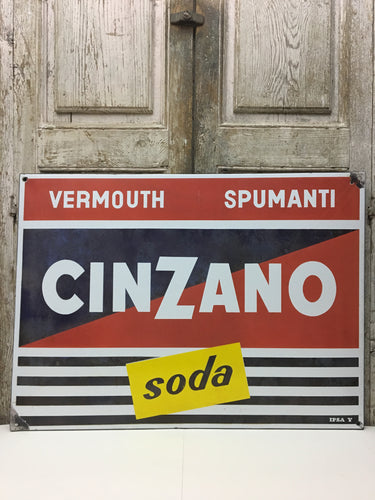 Insegna pubblicità CINZANO